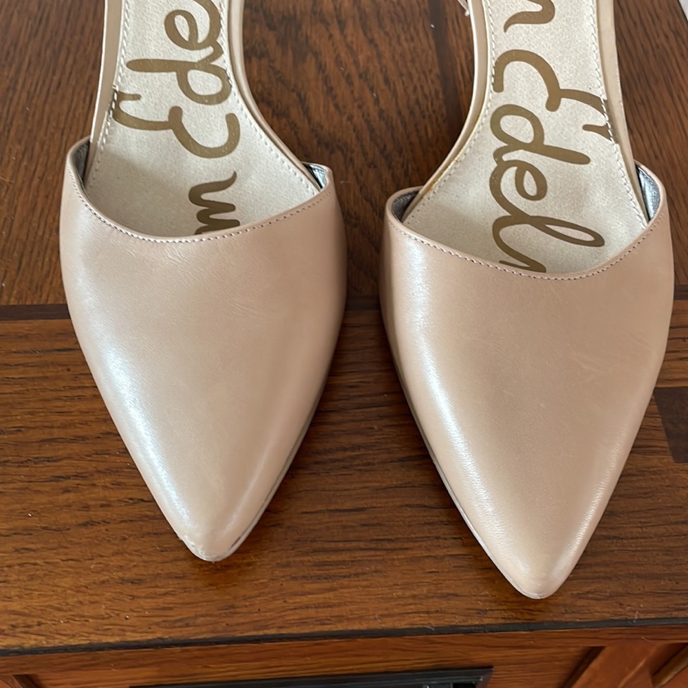 Sam Eldelman Beige Close Toe Pump - image 8